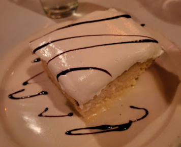 Café Seville signature dishes Tres Leches
Seafood Paella
Escargot